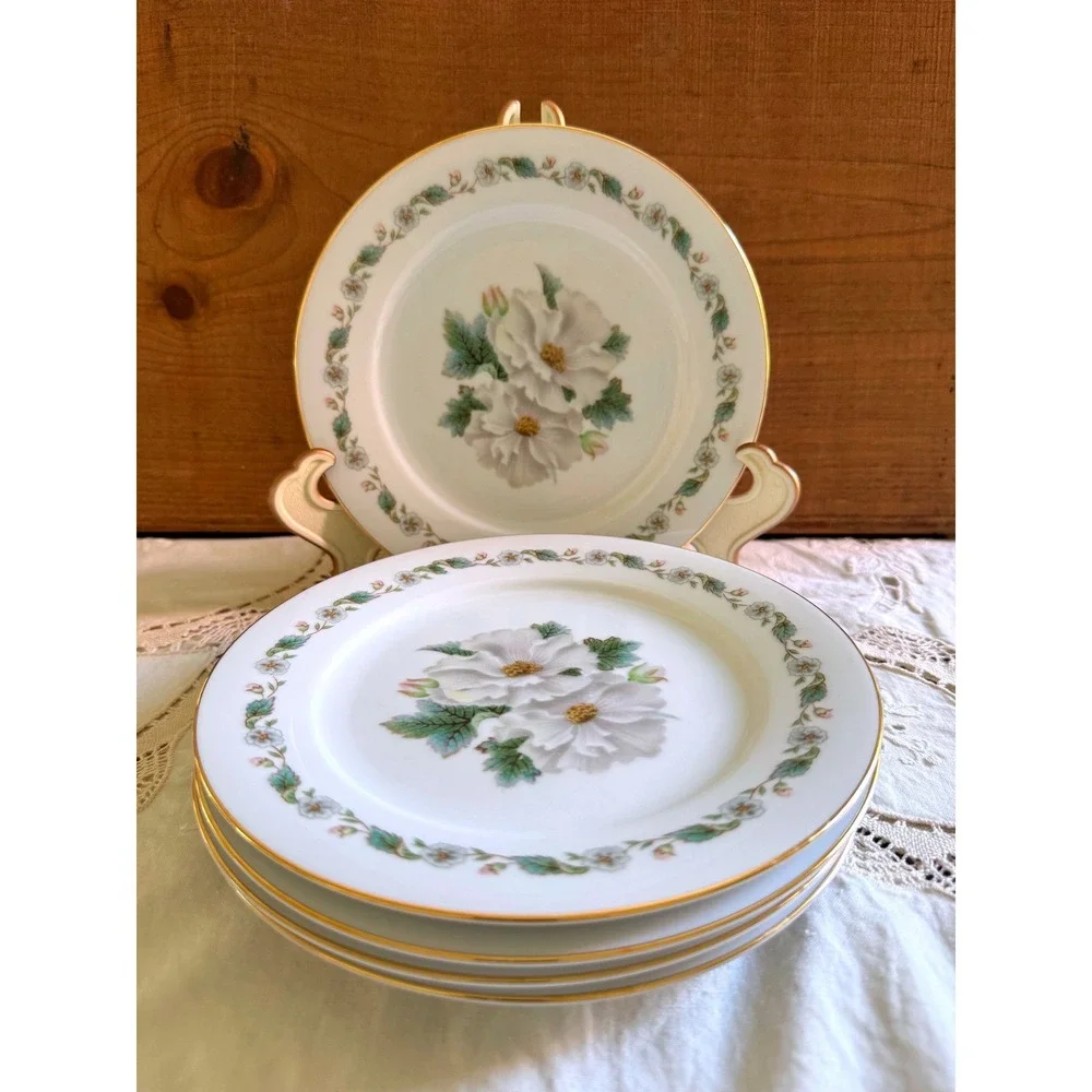 Noritake white versatile accented